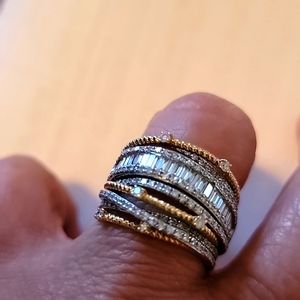 EFFY white & yellow gold ring